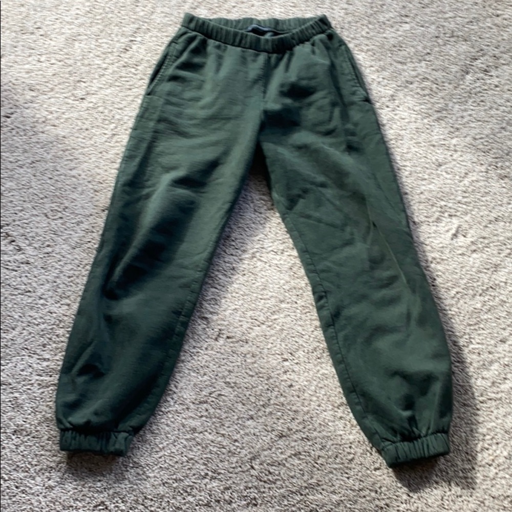 green rosa sweatpants